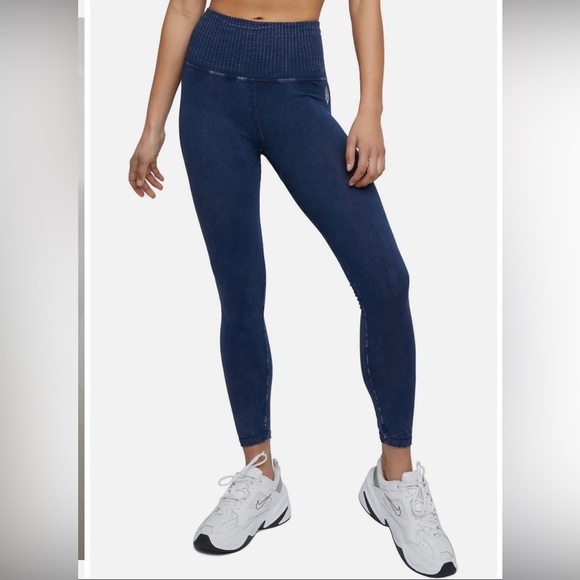 FP Movement by Free People Pants - NWOT Free People Good Karma Leggings Washed Navy Blue Size S/XS
